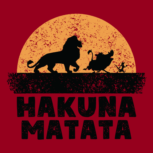 Artes literarias semestre sugerir The Lion King: Hakuna Matata | Official The Lion King Hoodie | Redwolf