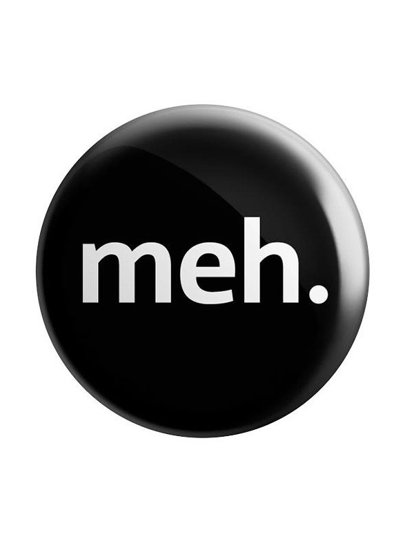 

Redwolf - Meh - Badge, Black