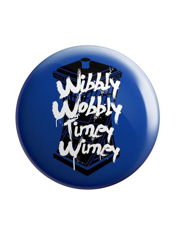 

Redwolf - Wibbly Wobbly Timey Wimey - Badge, Royal blue