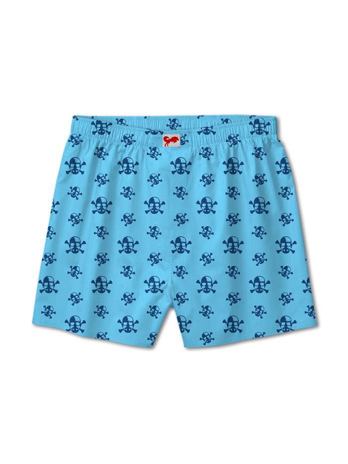 

Redwolf - Heisenberg Skull Boxer Shorts, Sky blue