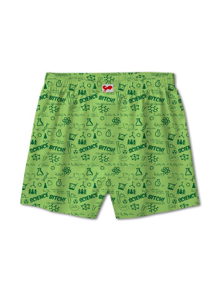 

Redwolf - Science Bitch Boxer Shorts, Light green