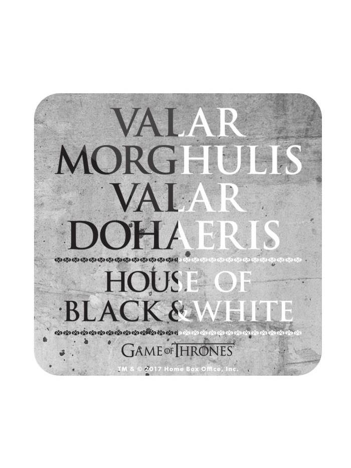 

Redwolf - Valar Morghulis - Game Of Thrones Official Coaster