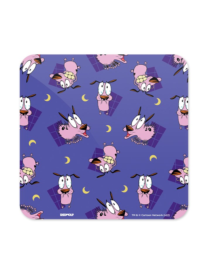 Night Pattern | Courage The Cowardly Dog Official Coaster | Redwolf