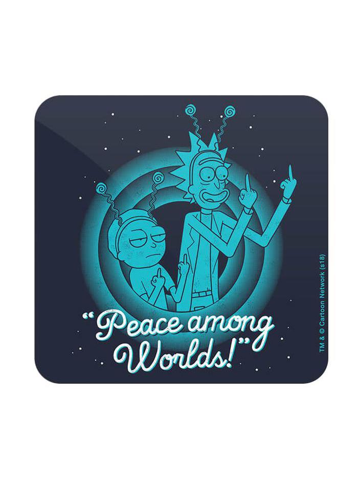 Rick Morty T Shirt Peace Among Worlds