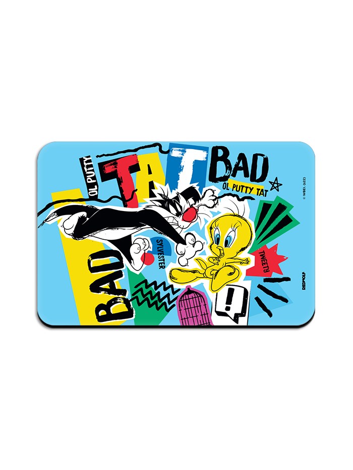 

Redwolf - Bad Tat - Looney Tunes Official Fridge Magnet