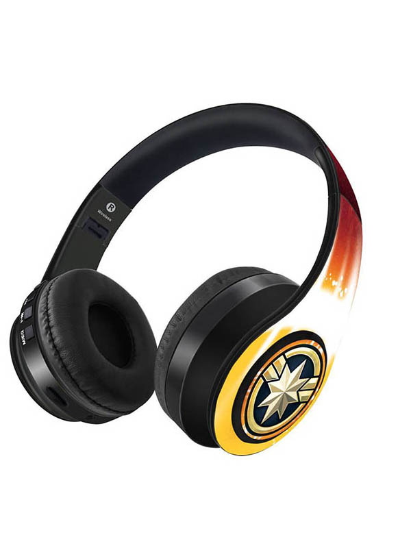 

Redwolf - Fiesty Captain Marvel - Official Marvel Wireless Headphones