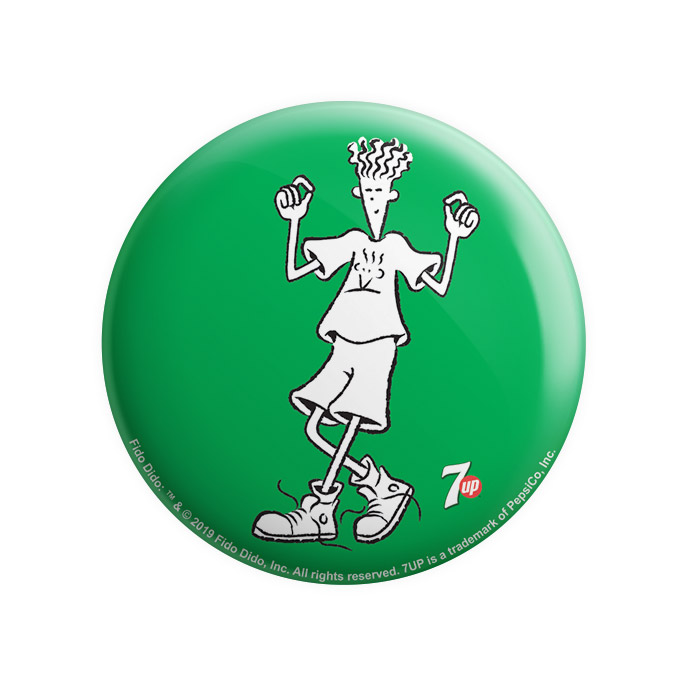 Fido Dido: King Of Chill Badge | Redwolf