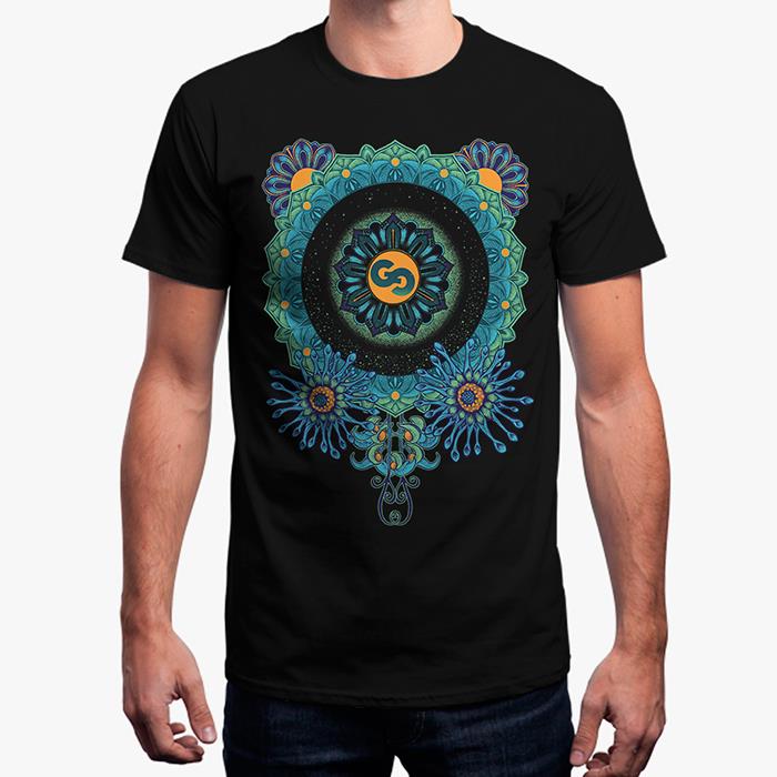 Mandala T-shirt | Official Goddess Gagged Merchandise | Redwolf