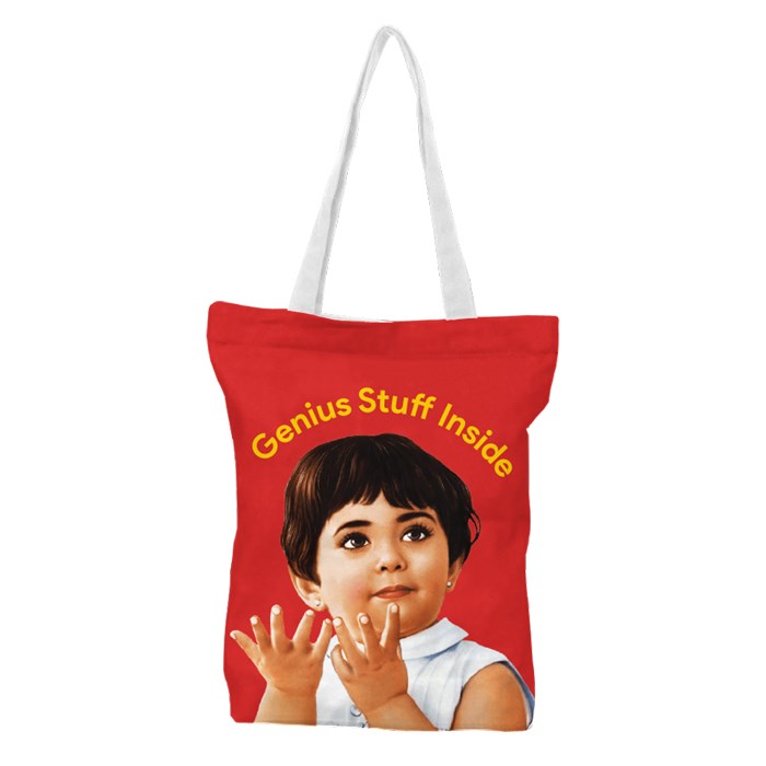 

Redwolf - Parle-G Girl Tote Bag, Red