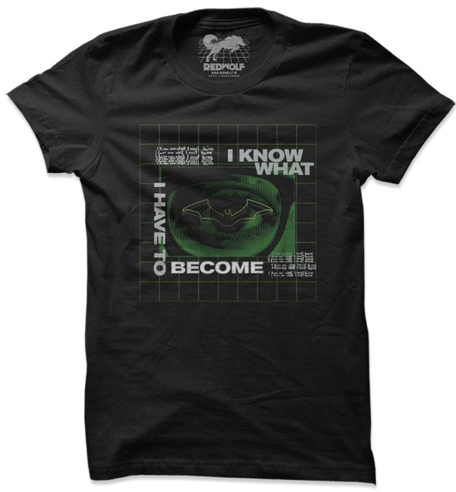 

Redwolf - I Know What I Have To Become - Batman Official T-shirt, Black