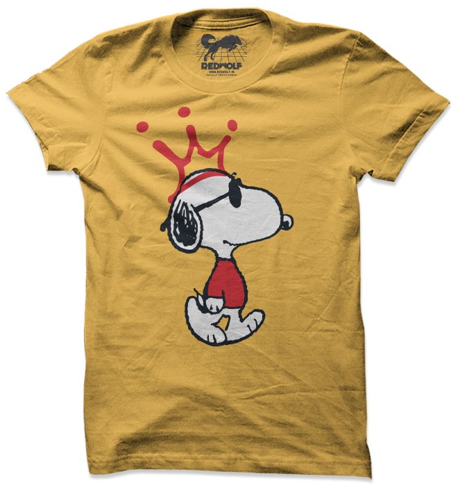 

Redwolf - King Snoopy - Peanuts Official T-shirt, Yellow