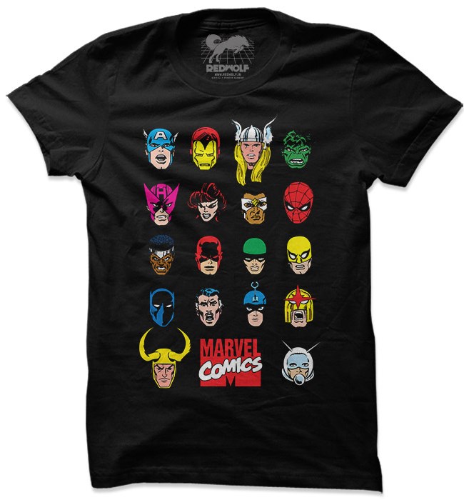 

Redwolf - Marvel: Retro Characters - Marvel Official T-shirt, Black