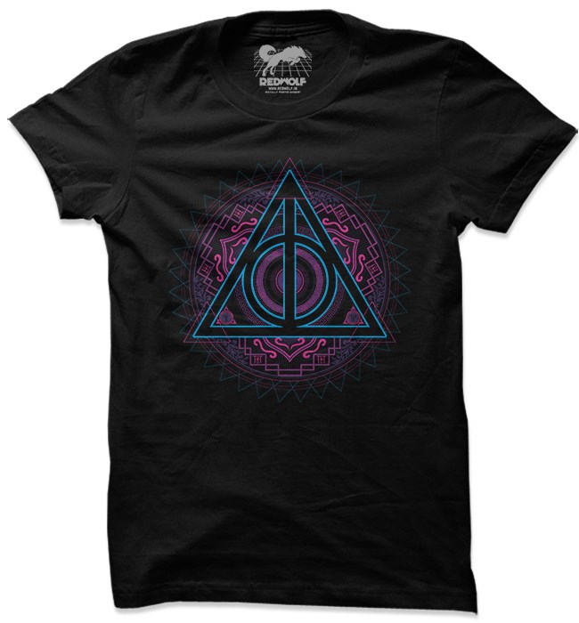 

Redwolf - Masters Of Death - Harry Potter Official T-shirt, Black