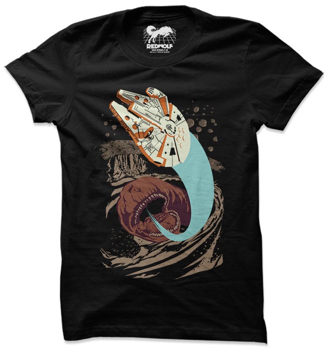 

Redwolf - Millennium Falcon - Star Wars Official T-shirt, Black