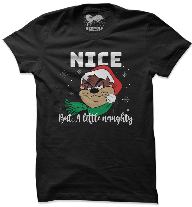 

Redwolf - A Little Naughty - Looney Tunes Official T-shirt, Black
