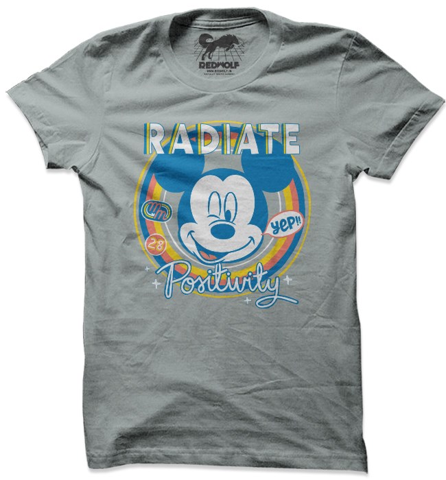 

Redwolf - Radiate Positivity - Disney Official T-shirt, Cement