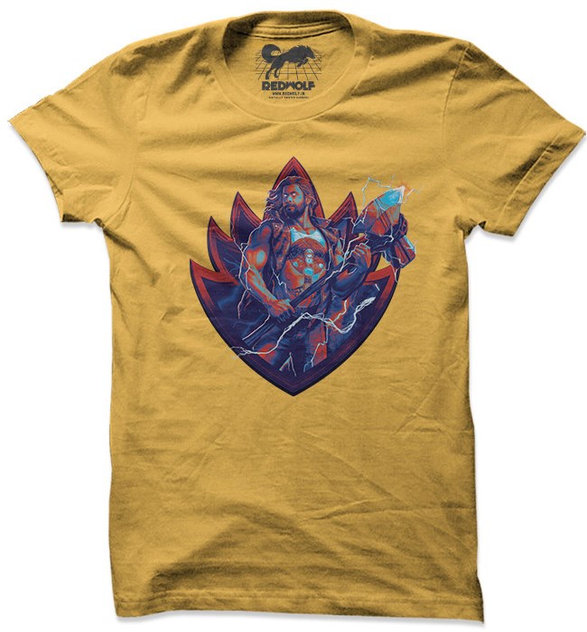 

Redwolf - Ravager Thor - Marvel Official T-shirt, Yellow