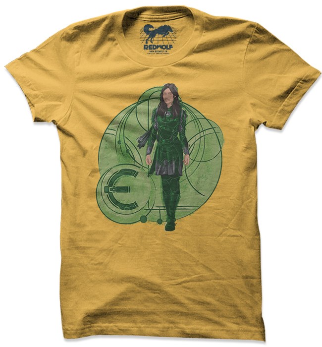 

Redwolf - Sersi: Graffiti Art - Marvel Official T-shirt, Yellow