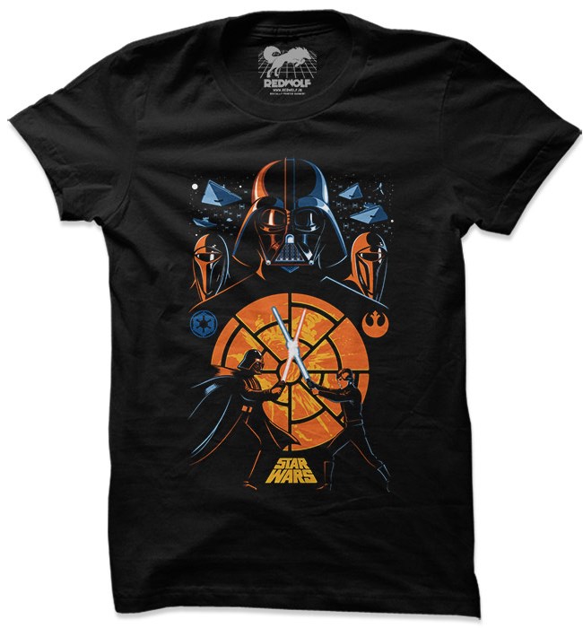 

Redwolf - Dark vs Light - Star Wars Official T-shirt, Black