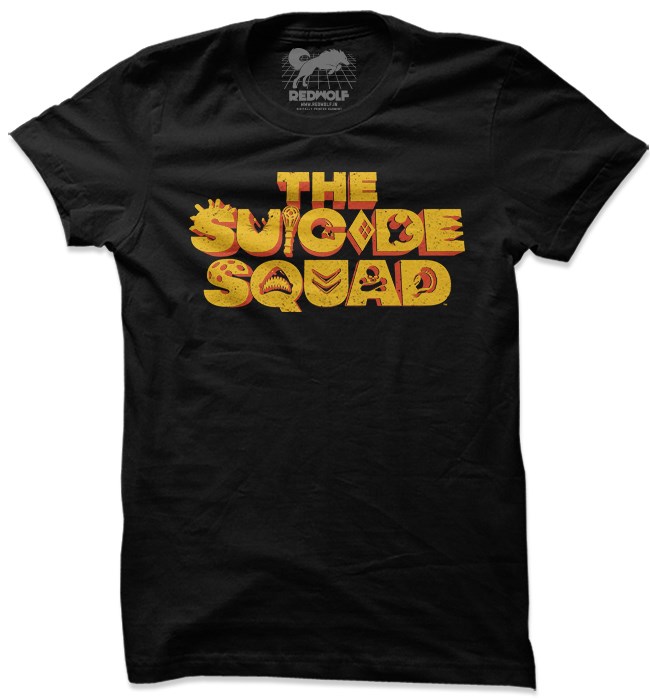 

Redwolf - Suicide Squad Logo - DC Comics Official T-shirt, Black