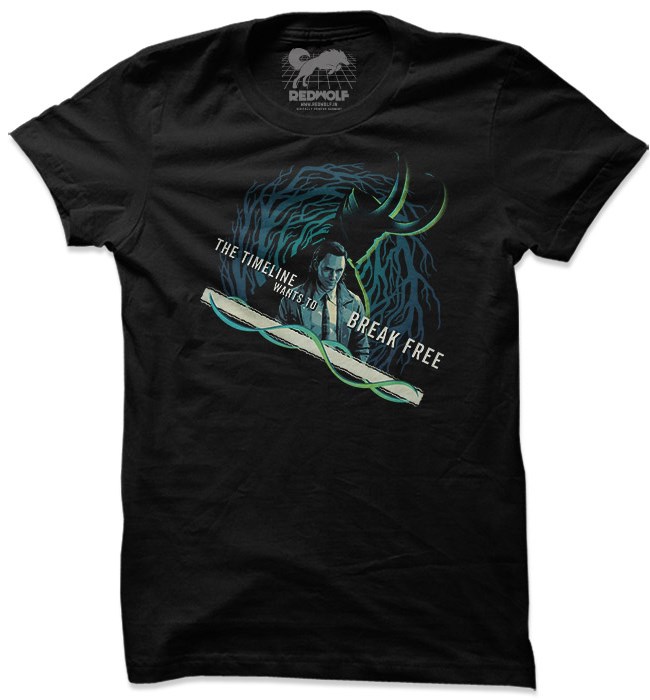 

Redwolf - The Timeline - Marvel Official T-shirt, Black