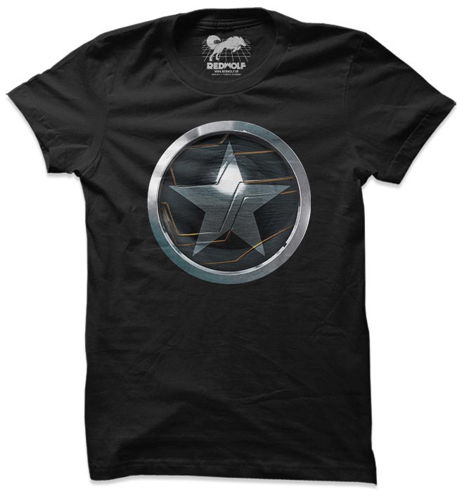 

Redwolf - The Winter Soldier Logo - Marvel Official T-shirt, Black