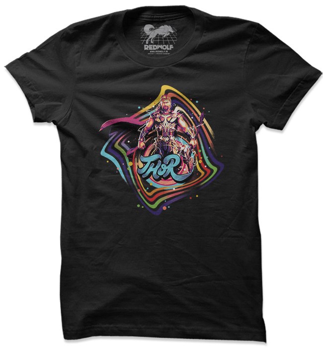 

Redwolf - Thor: Retro Pop - Marvel Official T-shirt, Black