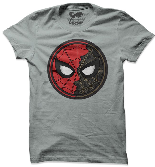

Redwolf - Two Face Spidey - Marvel Official T-shirt, Cement