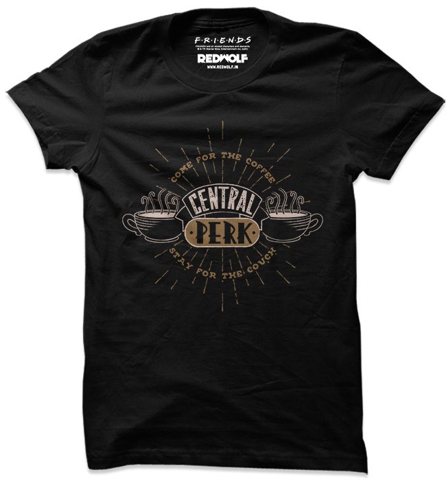 Central Perk T-shirt | Official Friends Merchandise | Redwolf