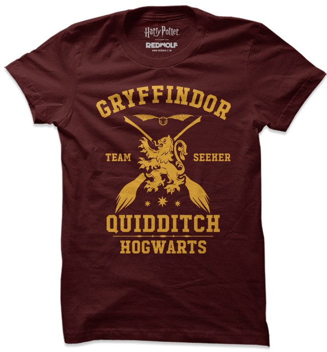 Gryffindor Seeker T-shirt | Official Harry Potter Merchandise | Redwolf