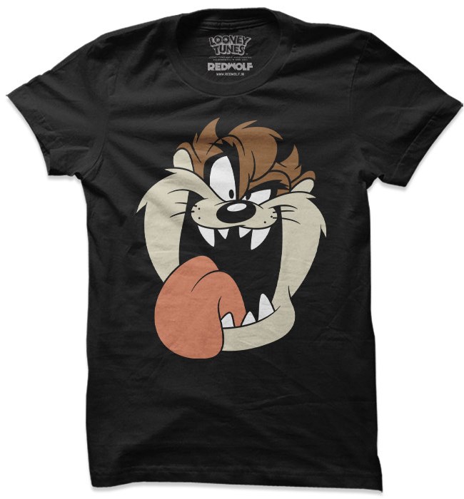 Manic Taz T-shirt | Looney Tunes Official Merchandise | Redwolf