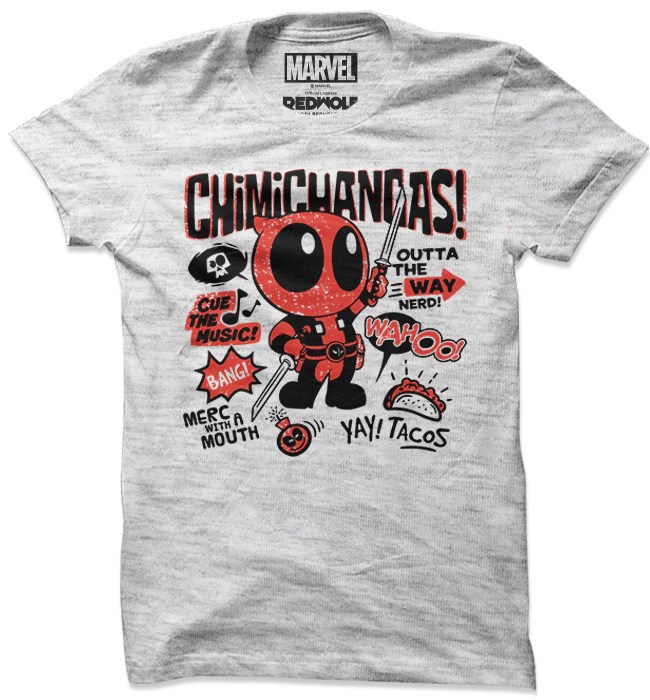 Men's Marvel Deadpool Someone Say Chimichangas T-shirt : Target