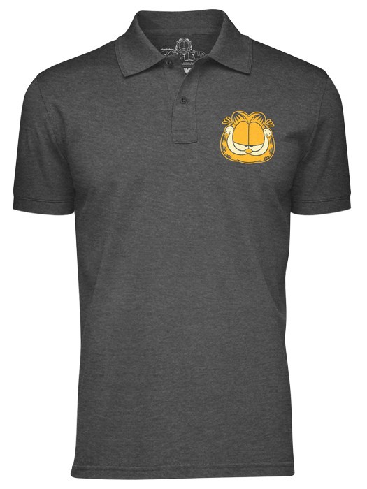 

Redwolf - Garfield Cat - Garfield Official Polo Shirt, Anthra melange