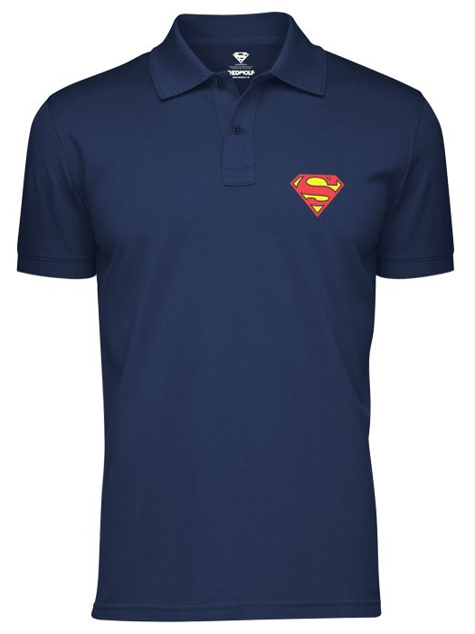 

Redwolf - Superman: Logo - Superman Official Polo Shirt, Navy blue