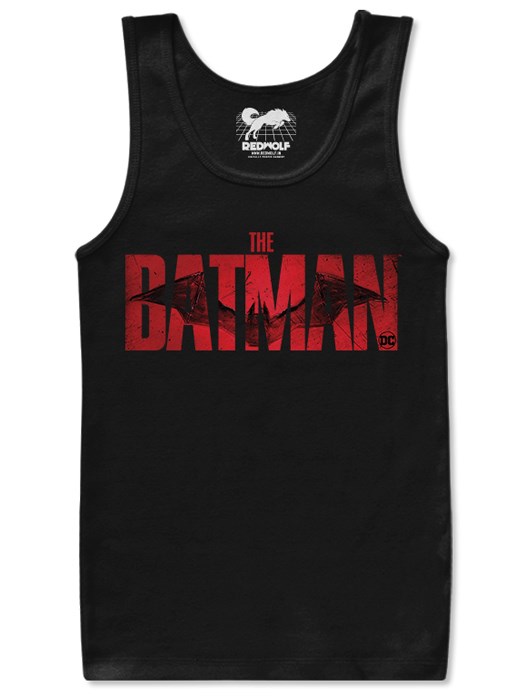 

Redwolf - The Batman Logo - Batman Official Tank Top, Black