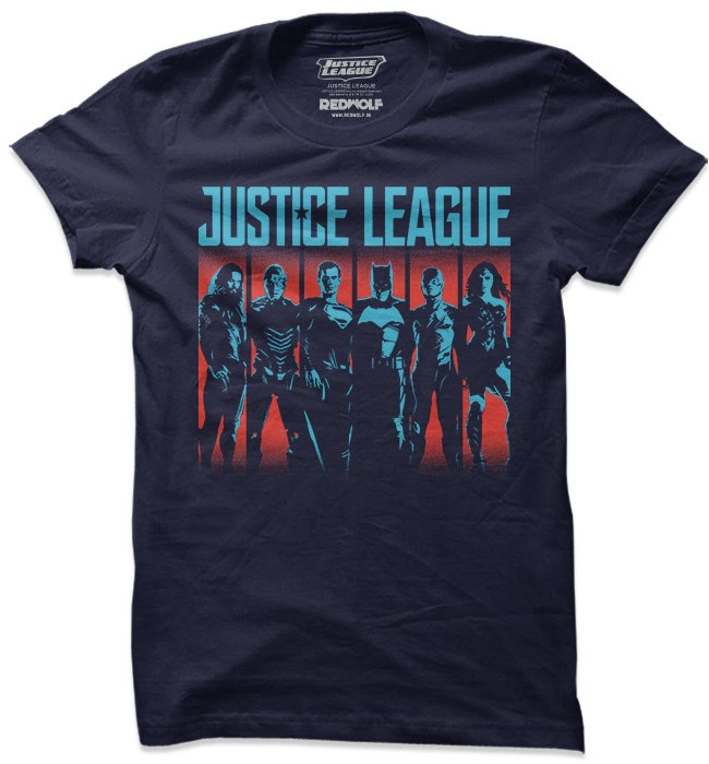 

Redwolf - Team Justice - Justice League Official T-shirt, Navy blue