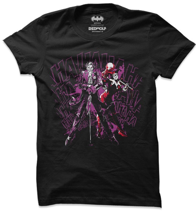 Redwolf - Redwolf – The Joker & Harley – DC Comics Official T-shirt-XL