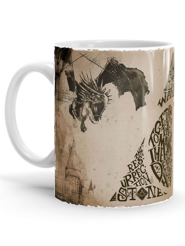 

Redwolf - Master Of Death - Harry Potter Official Mug, White