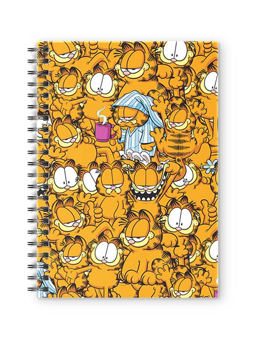 

Redwolf - Garfield Pattern - Garfield Official Spiral Notebook, Multi-coloured