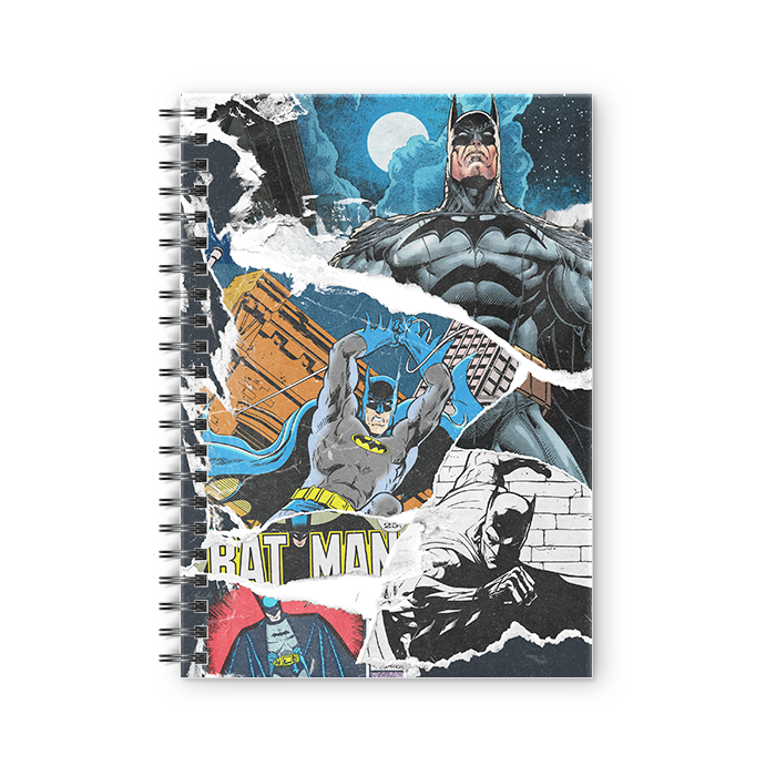 

Redwolf - Batman: Comic Patches - Batman Official Spiral Notebook, Multi-coloured