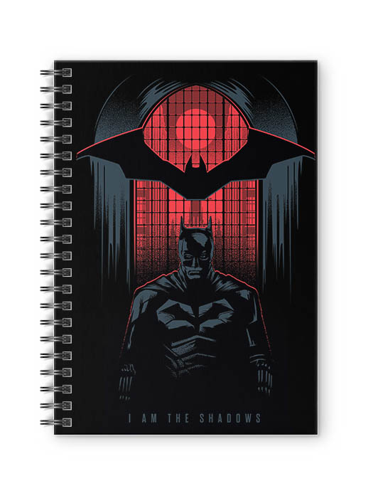 

Redwolf - I Am The Shadows - Batman Official Spiral Notebook, Multi-coloured