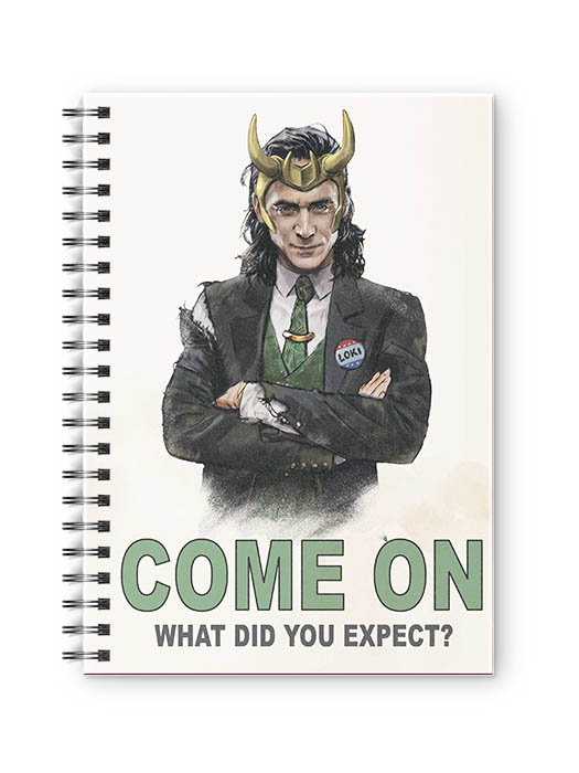 

Redwolf - Loki: Come On - Marvel Official Spiral Notebook, Multi-coloured