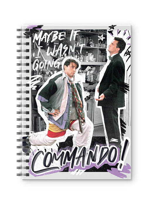 

Redwolf - Commando - Friends Official Spiral Notebook, Multi-coloured