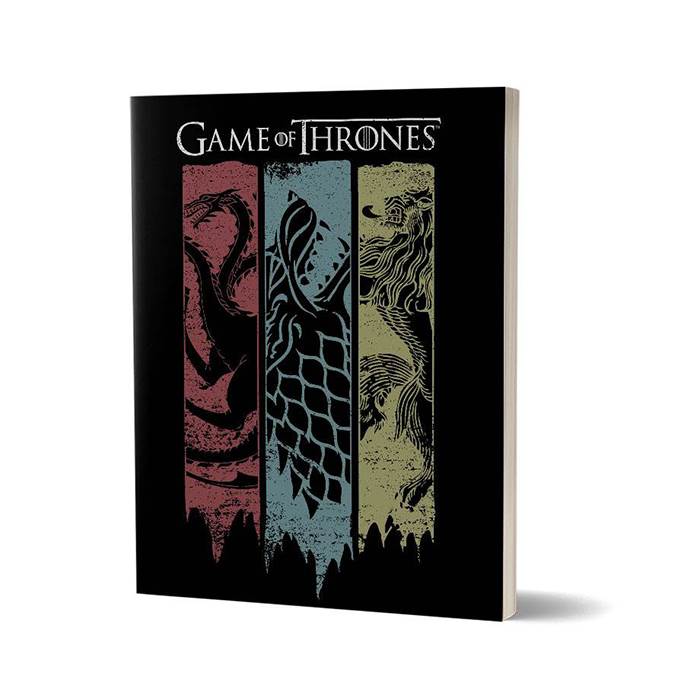

Redwolf - Sigil Banner - Game Of Thrones Official Notebook, Multi-coloured