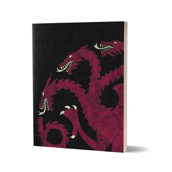 

Redwolf - House Targaryen Sigil Design - Game Of Thrones Official Notebook, Multi-coloured