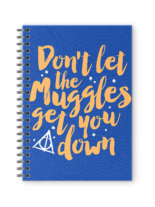 

Redwolf - Muggles - Harry Potter Official Spiral Notebook, Multi-coloured