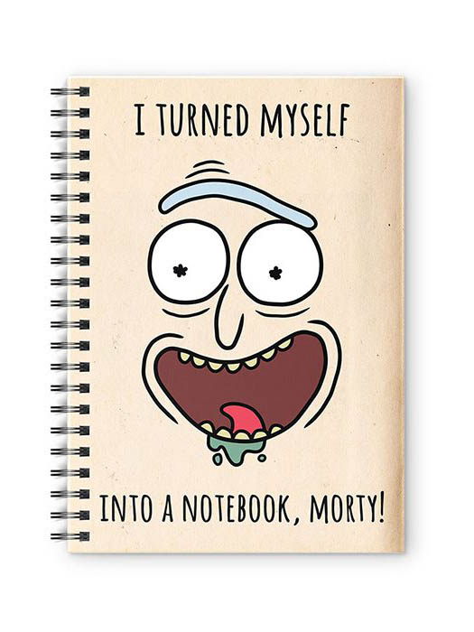 

Redwolf - Shapeshifter Rick - Rick And Morty Official Spiral Notebook, Multi-coloured