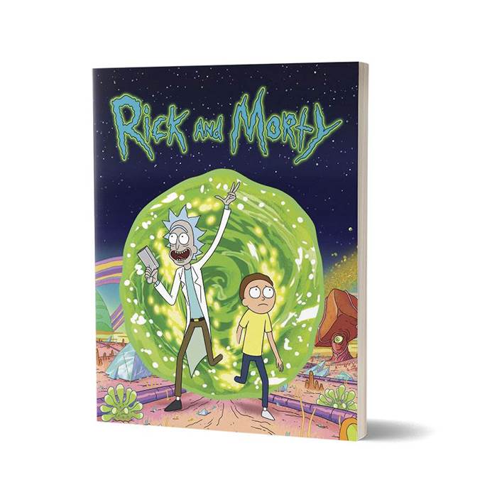 

Redwolf - Ricksy Business - Rick And Morty Official Notebook, Multi-coloured
