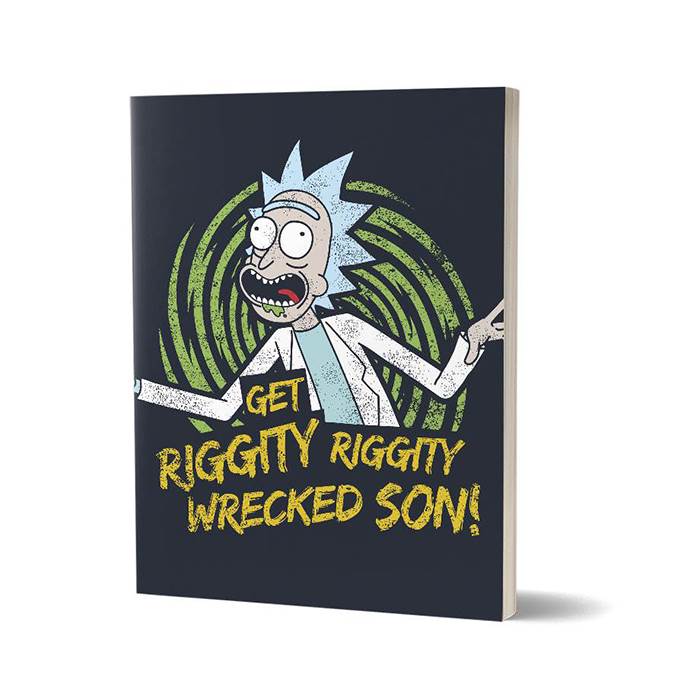 

Redwolf - Get Wrecked - Rick And Morty Official Notebook, Multi-coloured