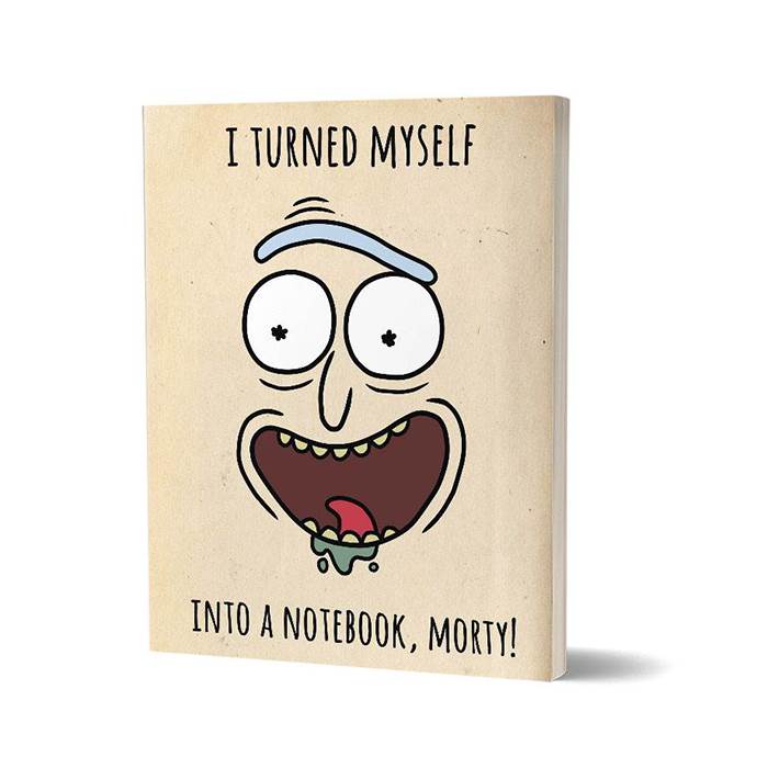 

Redwolf - Shapeshifter Rick - Rick And Morty Official Notebook, Multi-coloured